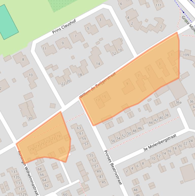 Kaart van postcodegebied 6661VG.