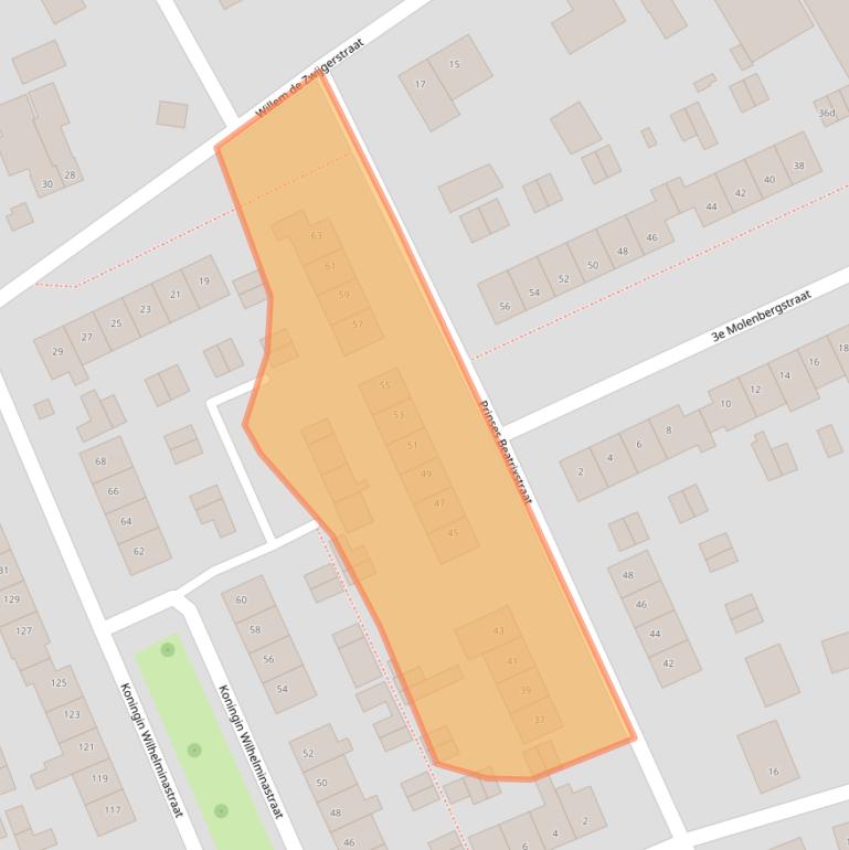 Kaart van postcodegebied 6661VP.