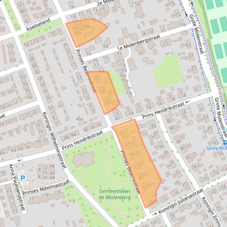 Kaart van postcodegebied 6661VR.