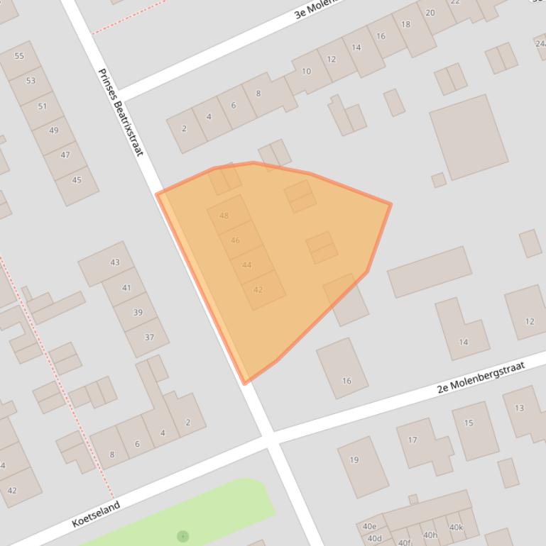 Kaart van postcodegebied 6661VS.