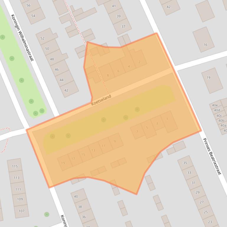 Kaart van postcodegebied 6661VT.