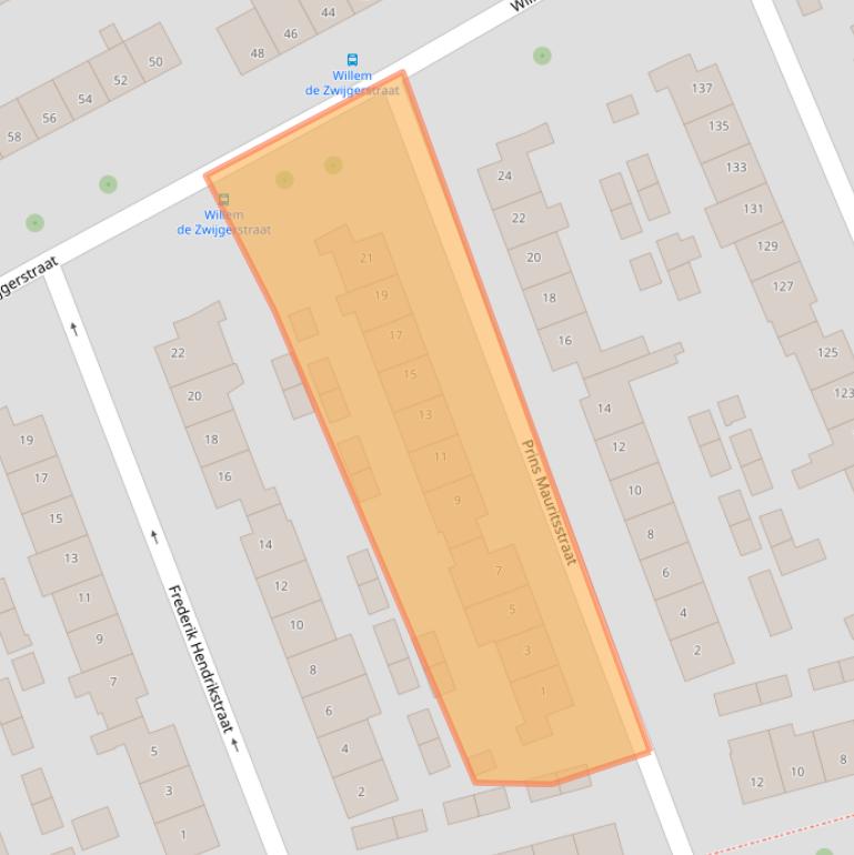 Kaart van postcodegebied 6661WG.