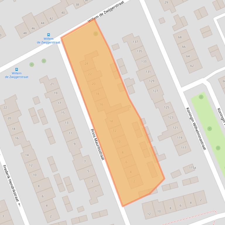 Kaart van postcodegebied 6661WH.