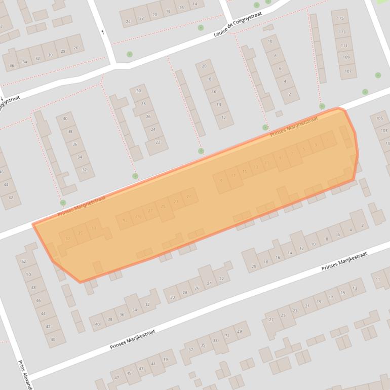 Kaart van postcodegebied 6661WV.