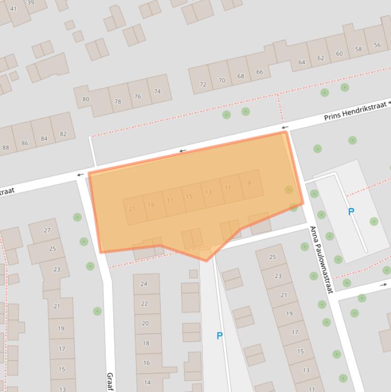 Kaart van postcodegebied 6661XM.