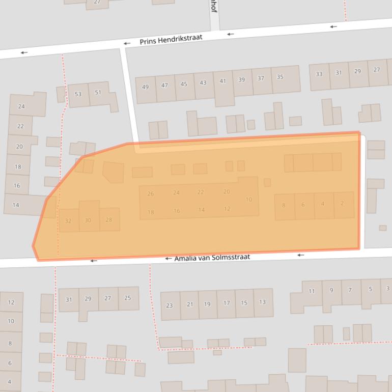 Kaart van postcodegebied 6661XZ.