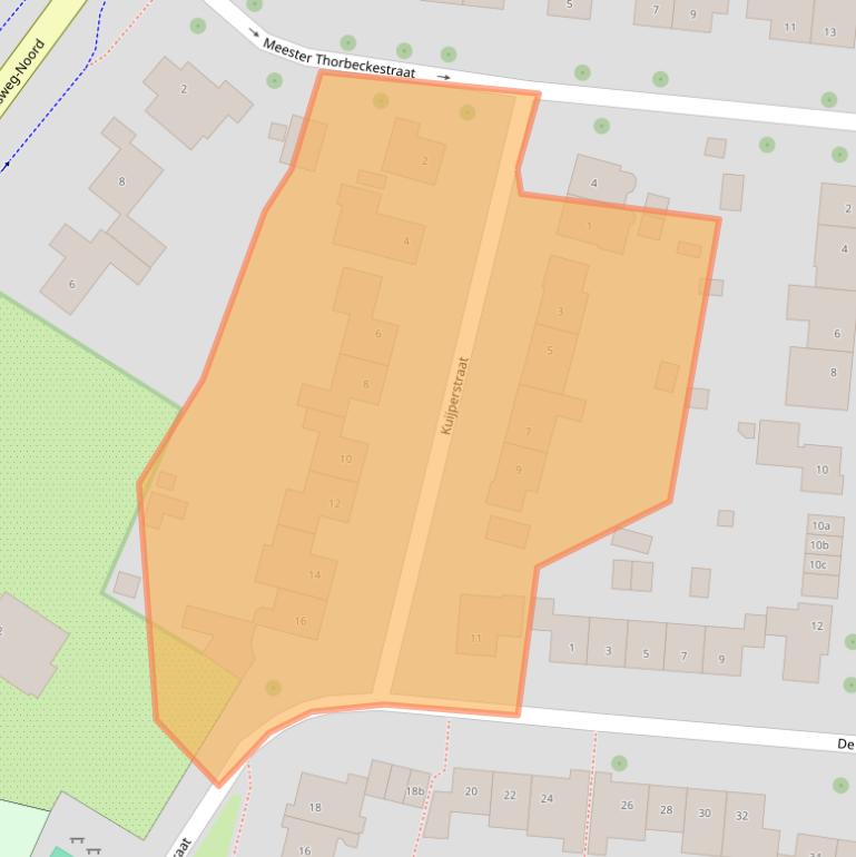 Kaart van postcodegebied 6662AC.