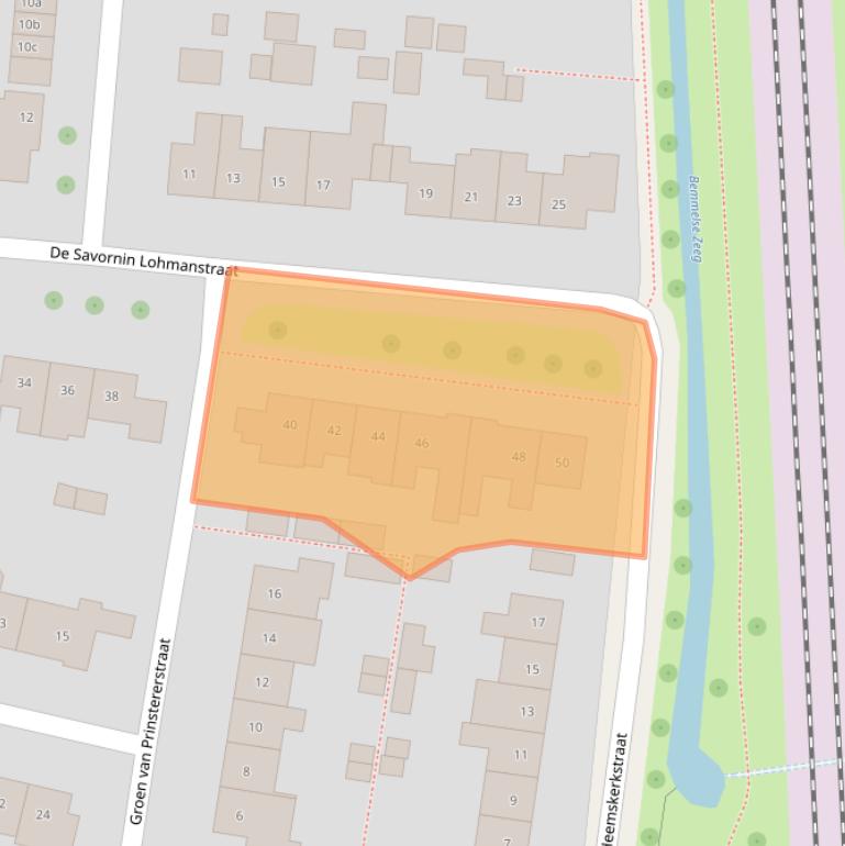 Kaart van postcodegebied 6662AK.