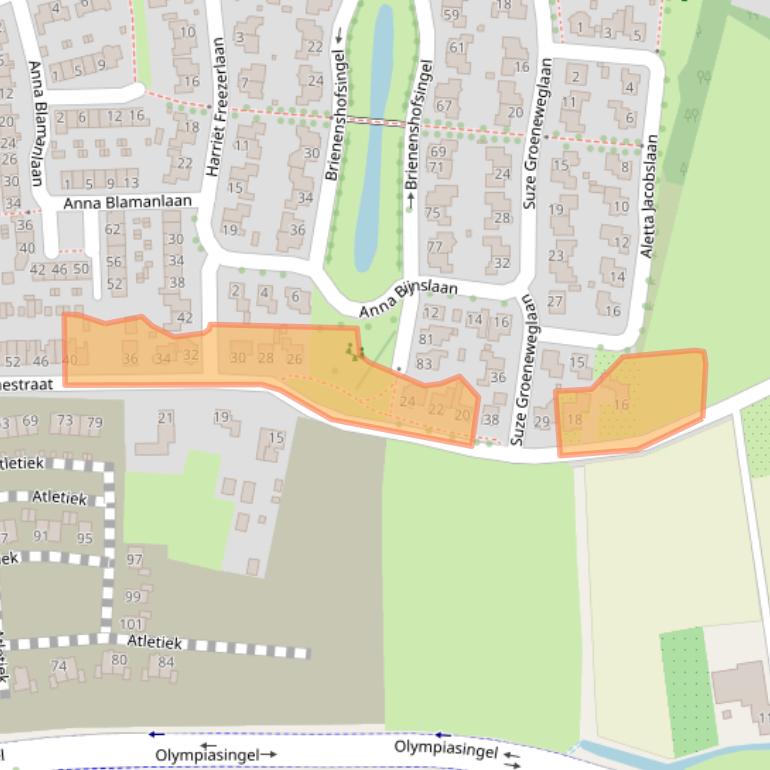 Kaart van postcodegebied 6662BH.