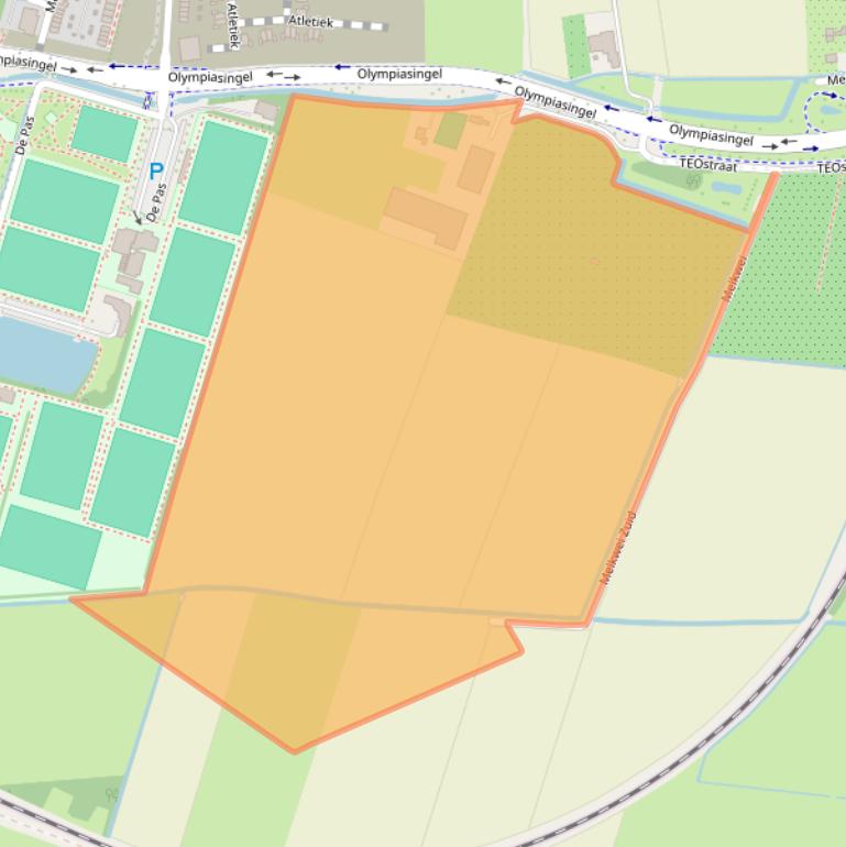 Kaart van postcodegebied 6662BR.