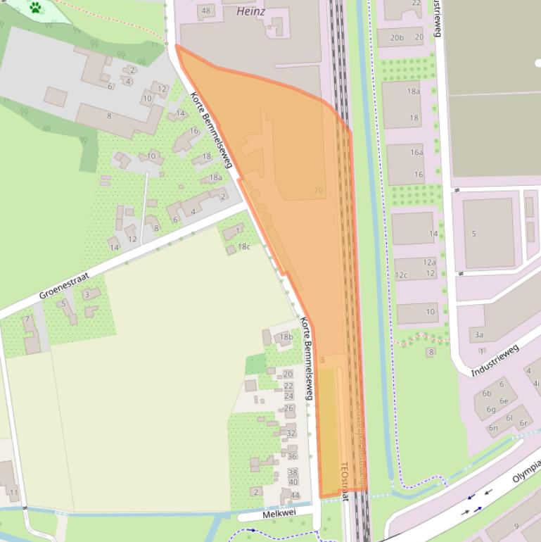 Kaart van postcodegebied 6662BS.