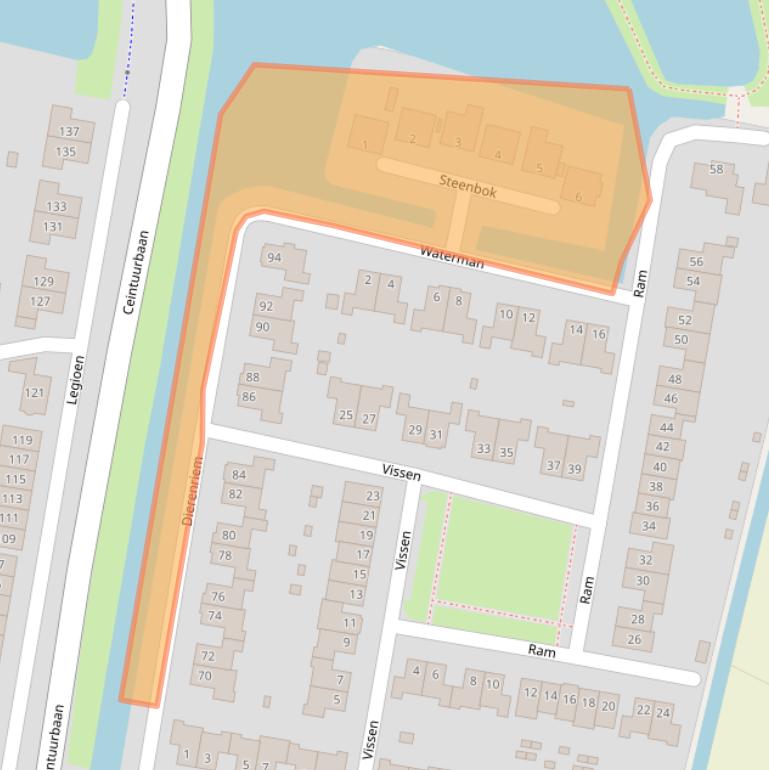 Kaart van postcodegebied 6662CK.