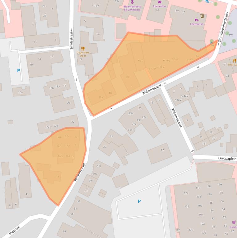 Kaart van postcodegebied 6662DK.