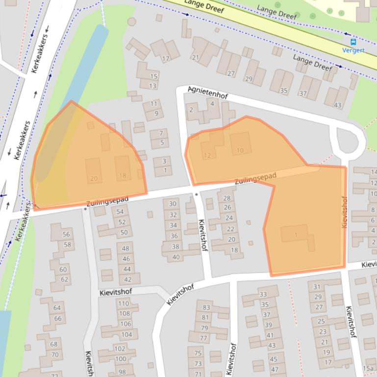 Kaart van postcodegebied 6662DN.