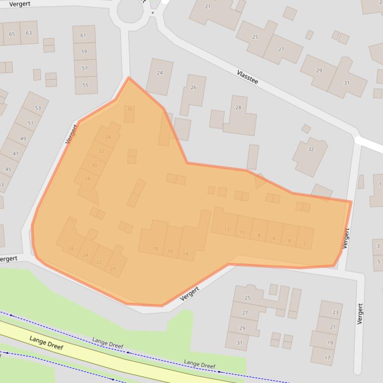 Kaart van postcodegebied 6662DZ.