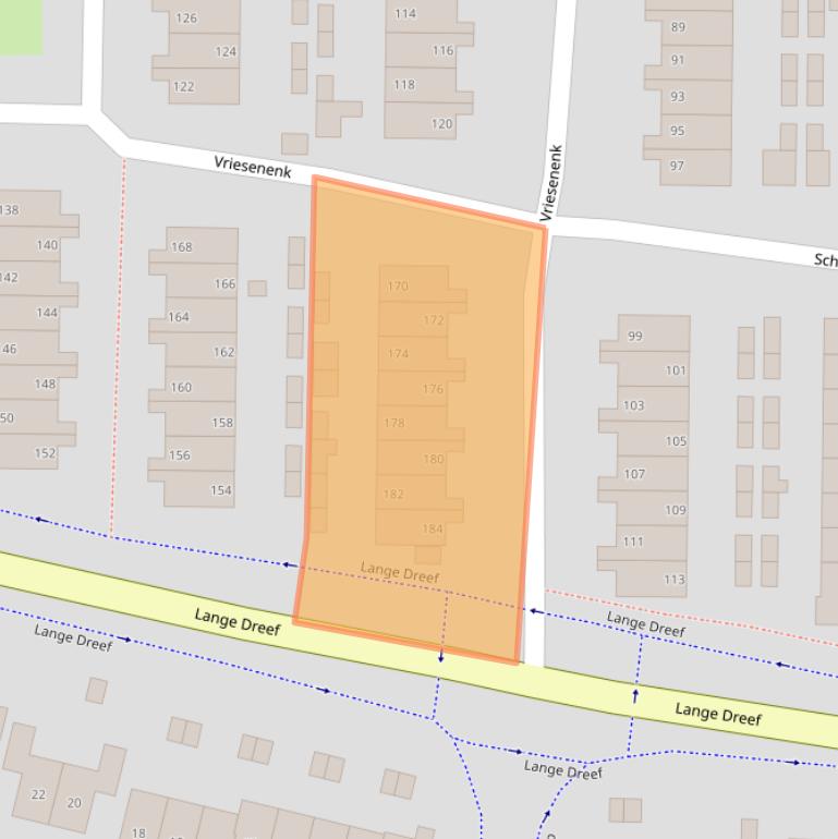 Kaart van postcodegebied 6662GC.