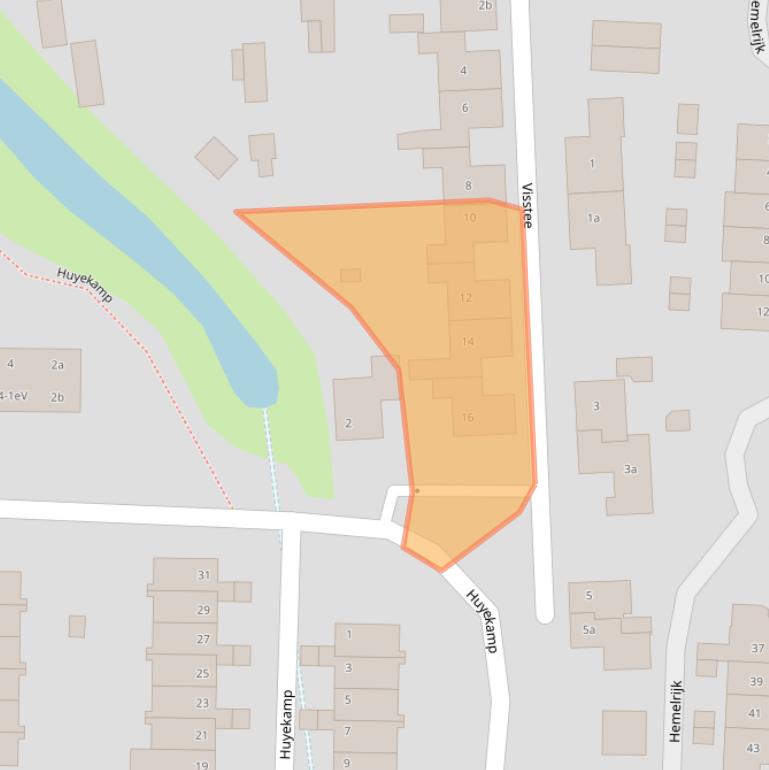 Kaart van postcodegebied 6662GD.