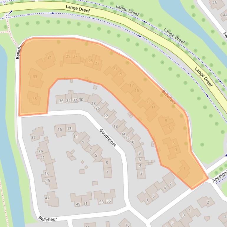 Kaart van postcodegebied 6662HP.