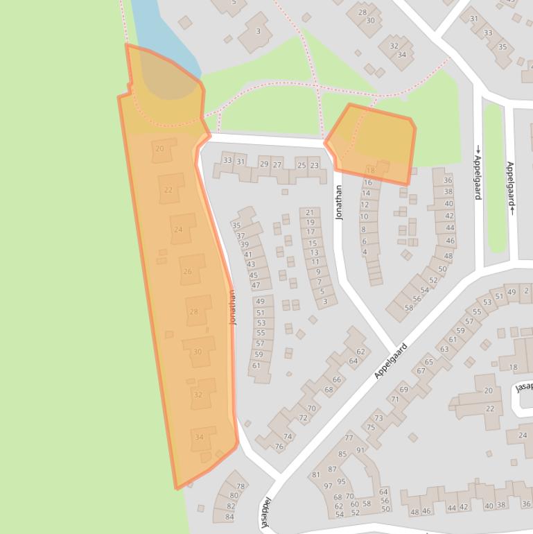 Kaart van postcodegebied 6662JL.