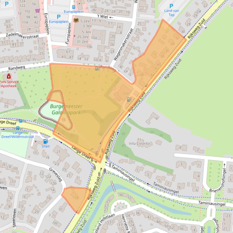 Kaart van postcodegebied 6662KE.