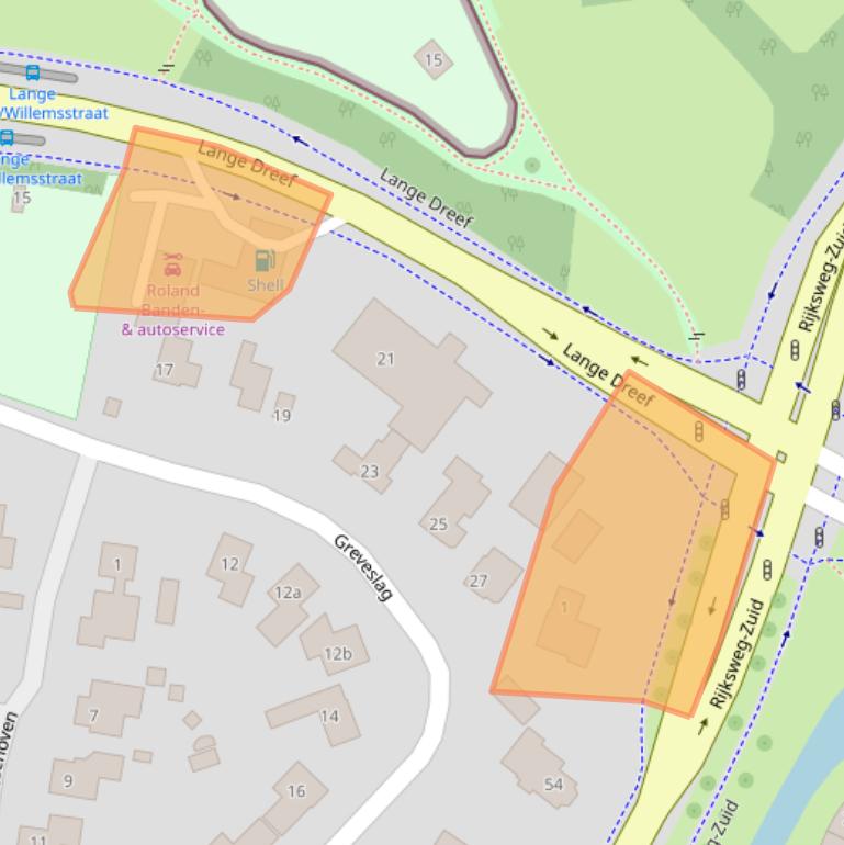 Kaart van postcodegebied 6662KL.