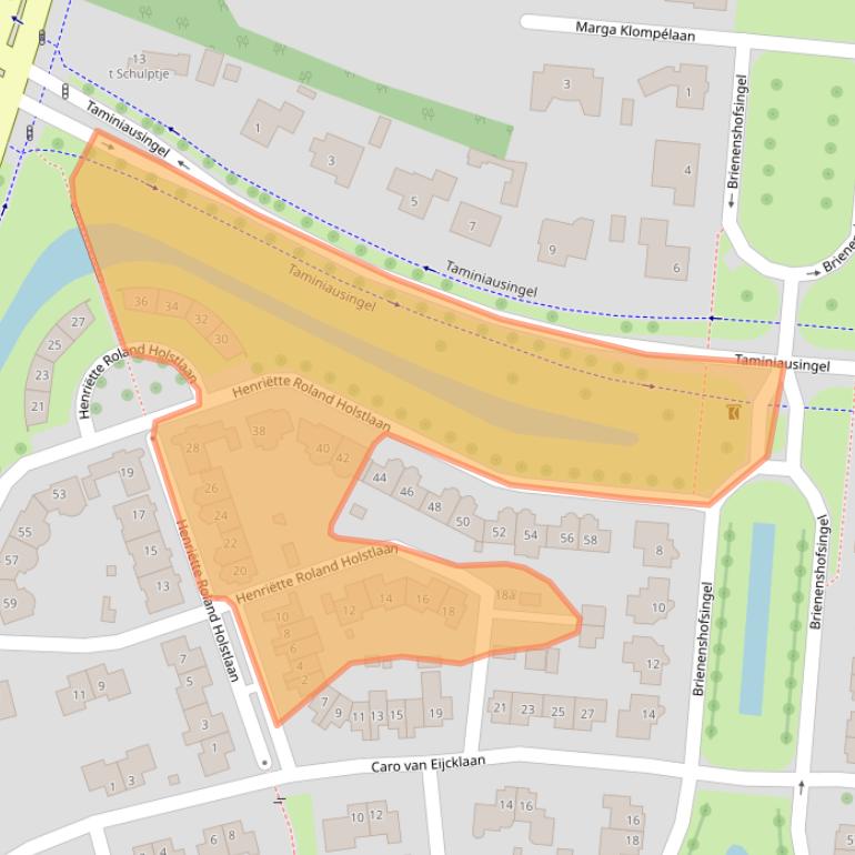 Kaart van postcodegebied 6662LB.