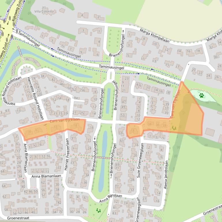 Kaart van postcodegebied 6662LE.