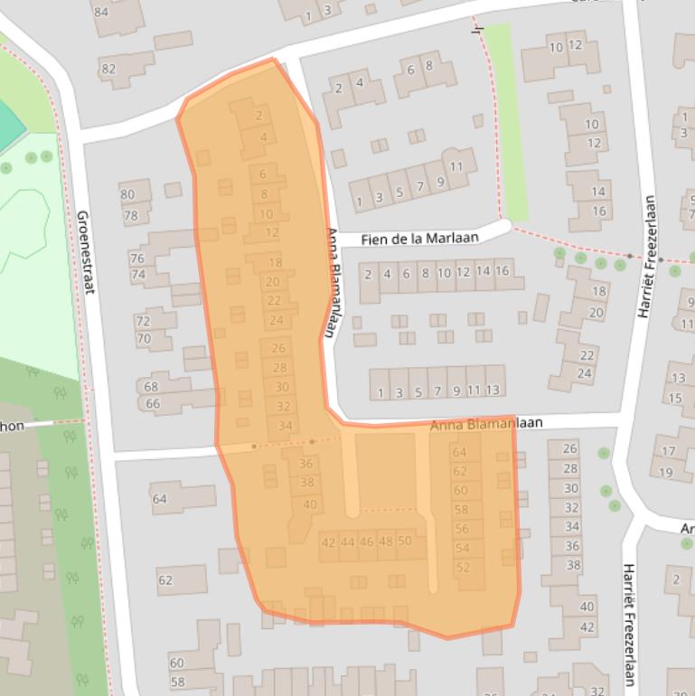 Kaart van postcodegebied 6662LJ.