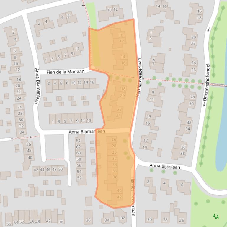 Kaart van postcodegebied 6662LN.