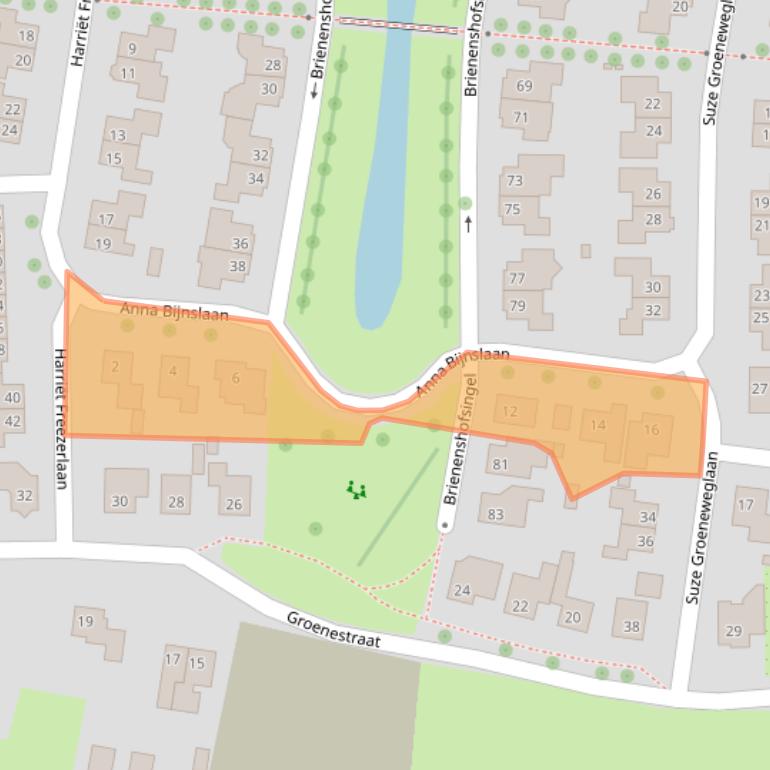 Kaart van postcodegebied 6662LP.