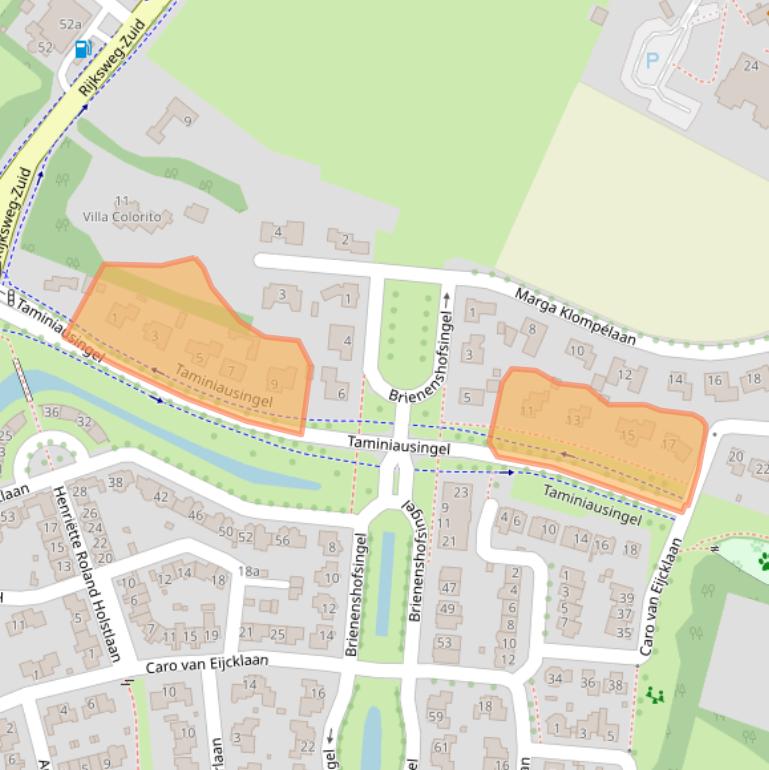 Kaart van postcodegebied 6662MD.