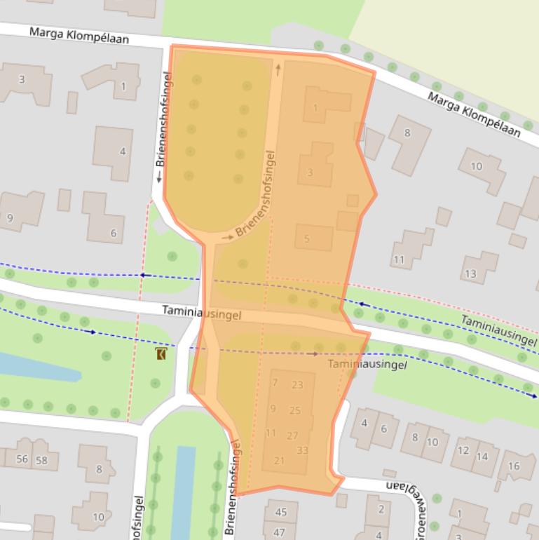 Kaart van postcodegebied 6662MG.