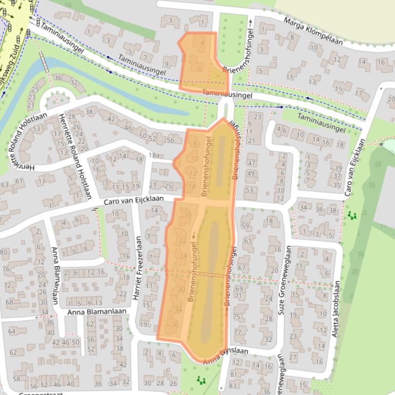 Kaart van postcodegebied 6662MJ.