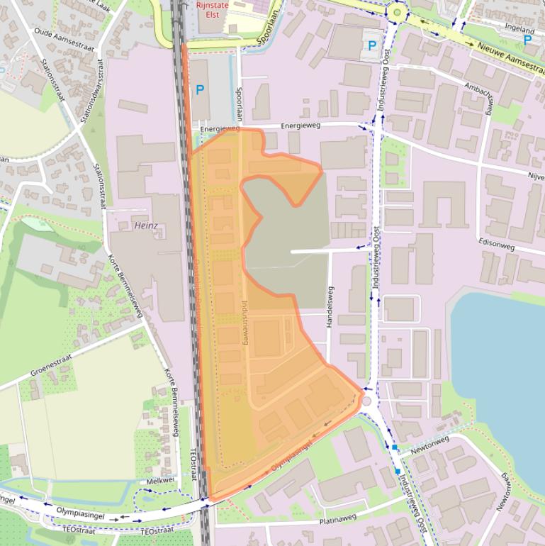 Kaart van postcodegebied 6662PA.