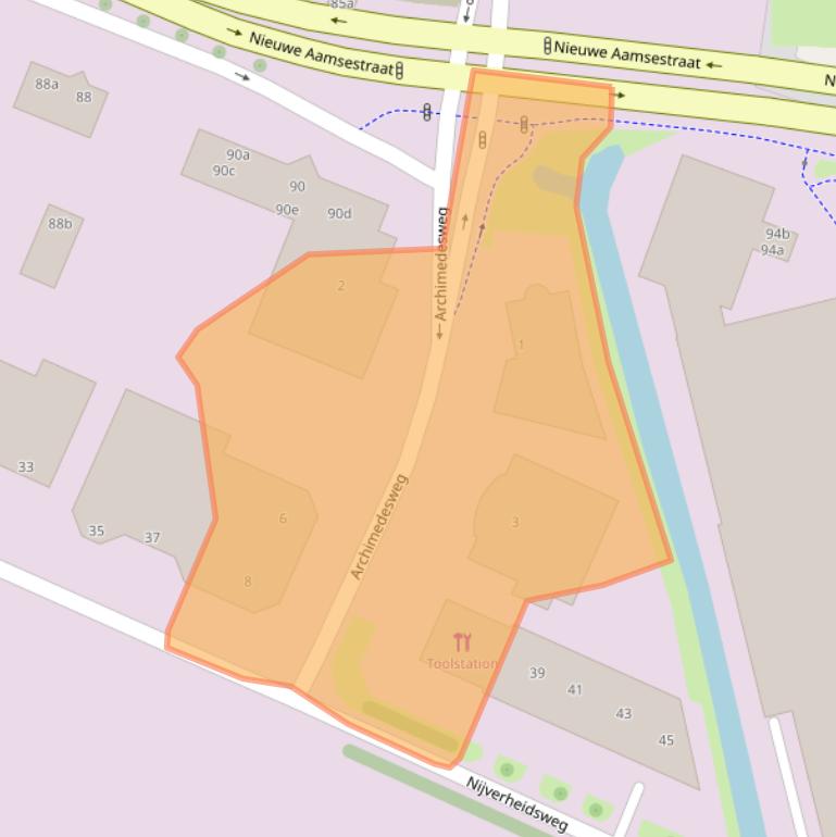 Kaart van postcodegebied 6662PS.