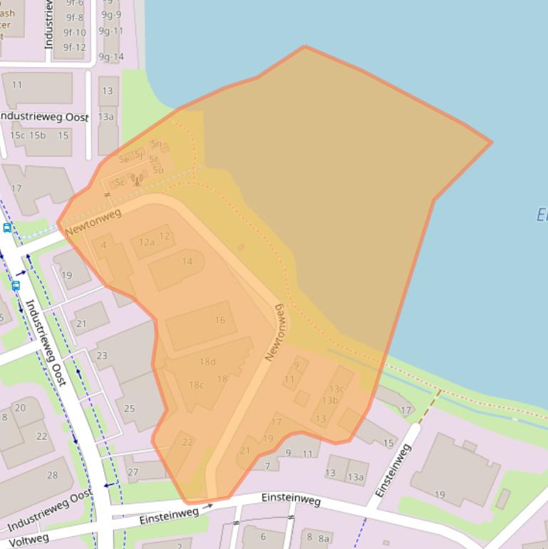 Kaart van postcodegebied 6662PV.