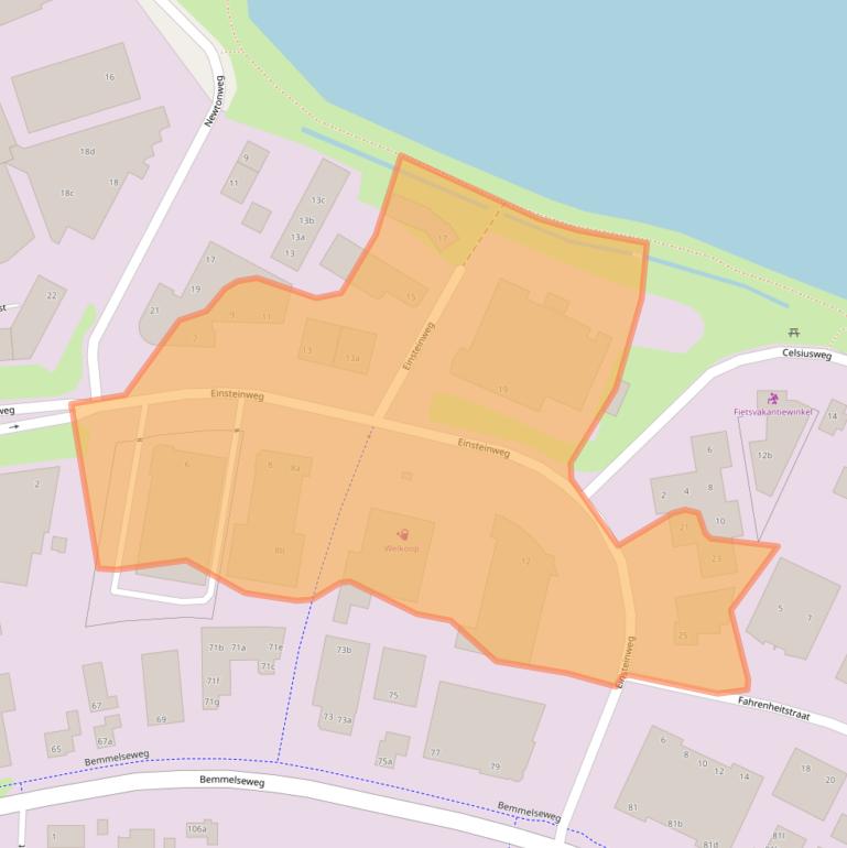 Kaart van postcodegebied 6662PW.