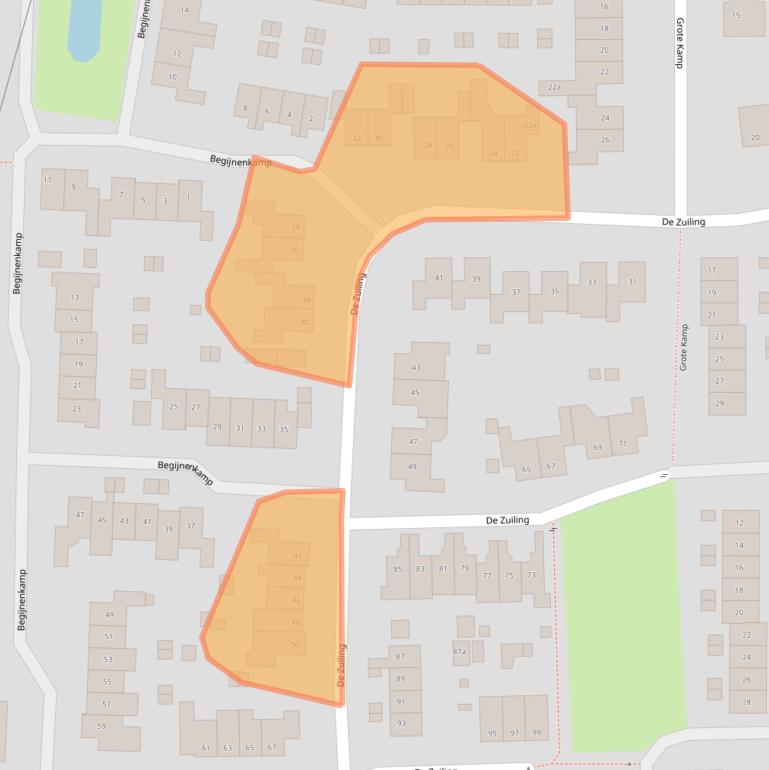 Kaart van postcodegebied 6662RD.