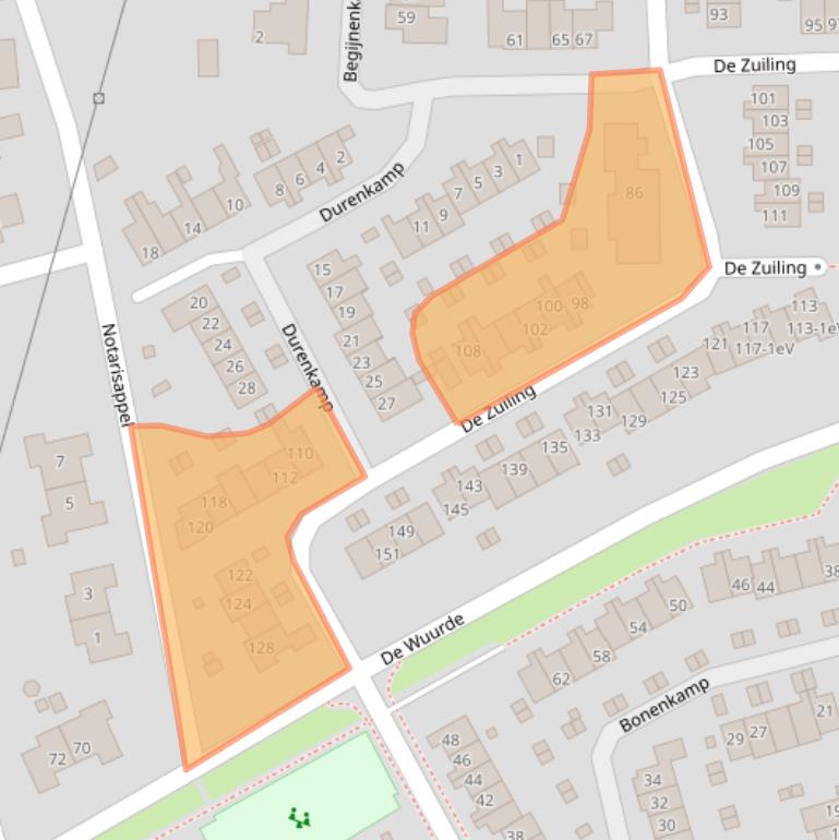 Kaart van postcodegebied 6662RE.