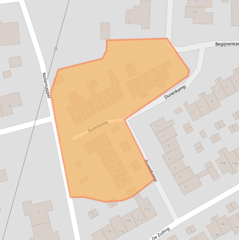 Kaart van postcodegebied 6662RH.