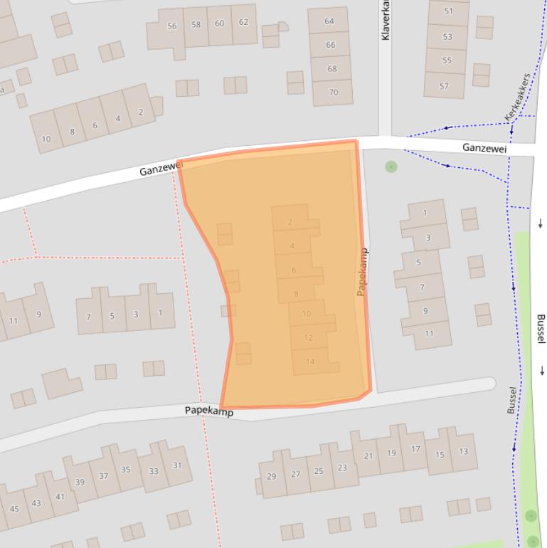 Kaart van postcodegebied 6662SC.