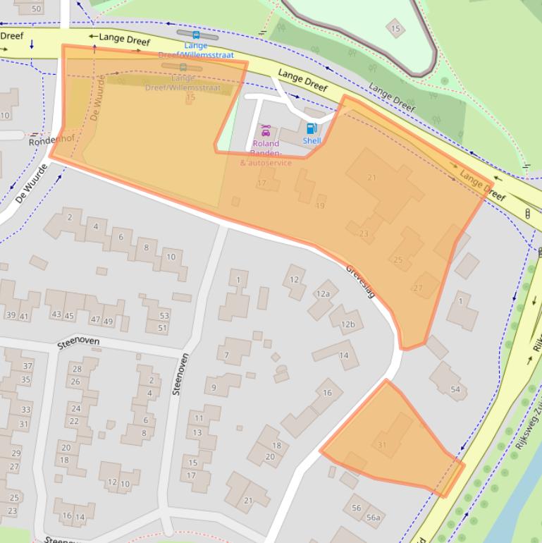 Kaart van postcodegebied 6662VA.