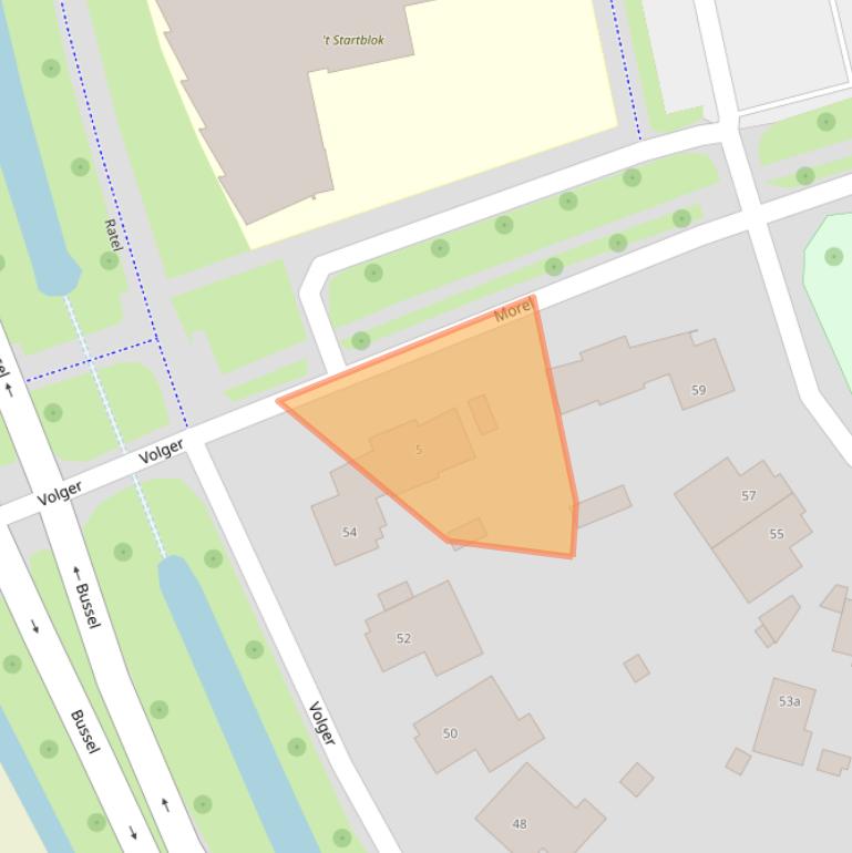 Kaart van postcodegebied 6662VG.