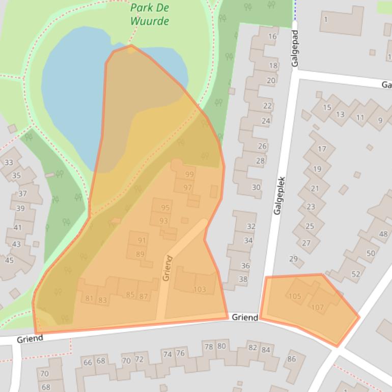 Kaart van postcodegebied 6662XV.