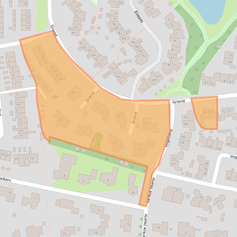 Kaart van postcodegebied 6662XX.