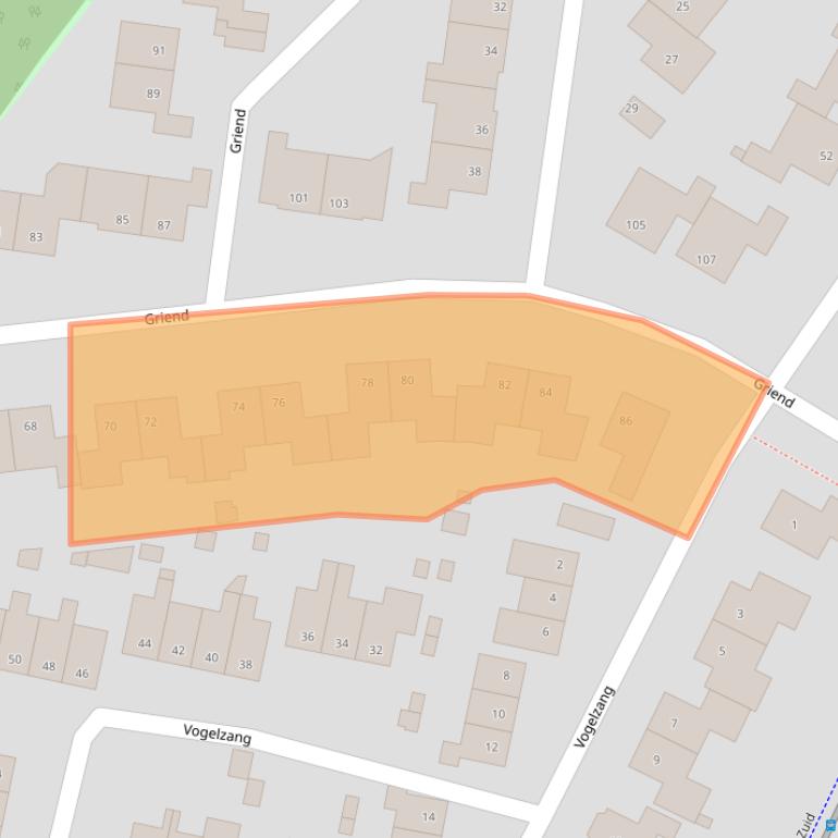 Kaart van postcodegebied 6662XZ.