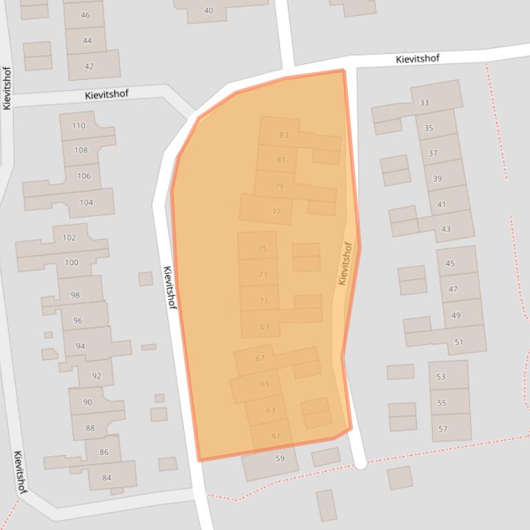 Kaart van postcodegebied 6662ZM.