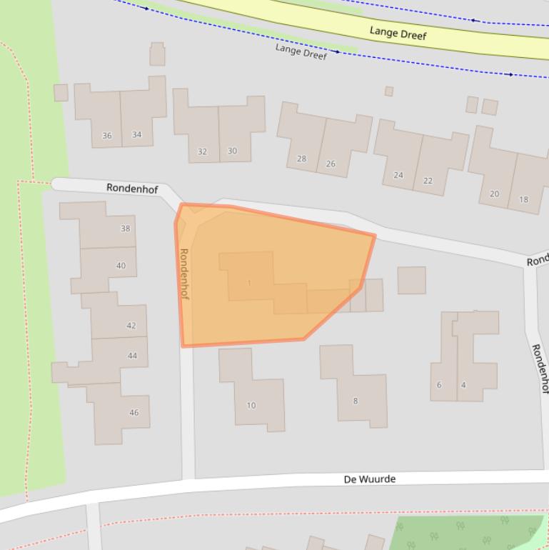 Kaart van postcodegebied 6662ZX.