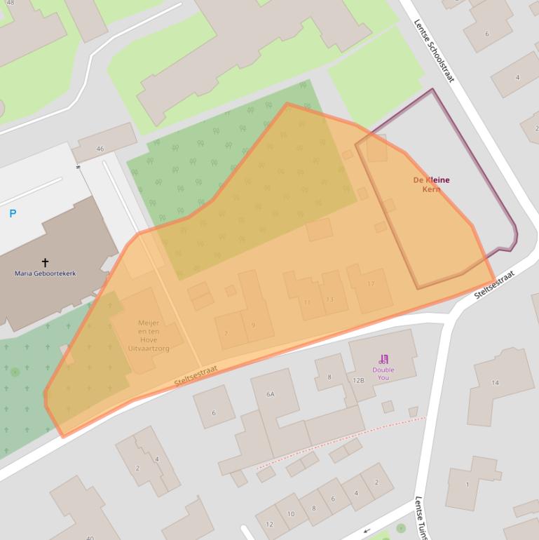 Kaart van postcodegebied 6663BM.