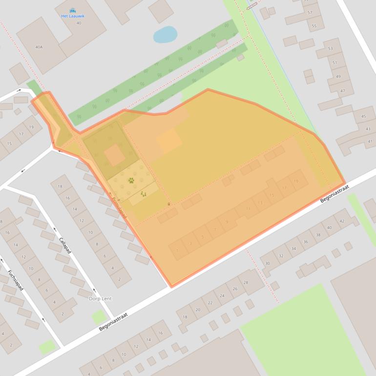 Kaart van postcodegebied 6663DA.